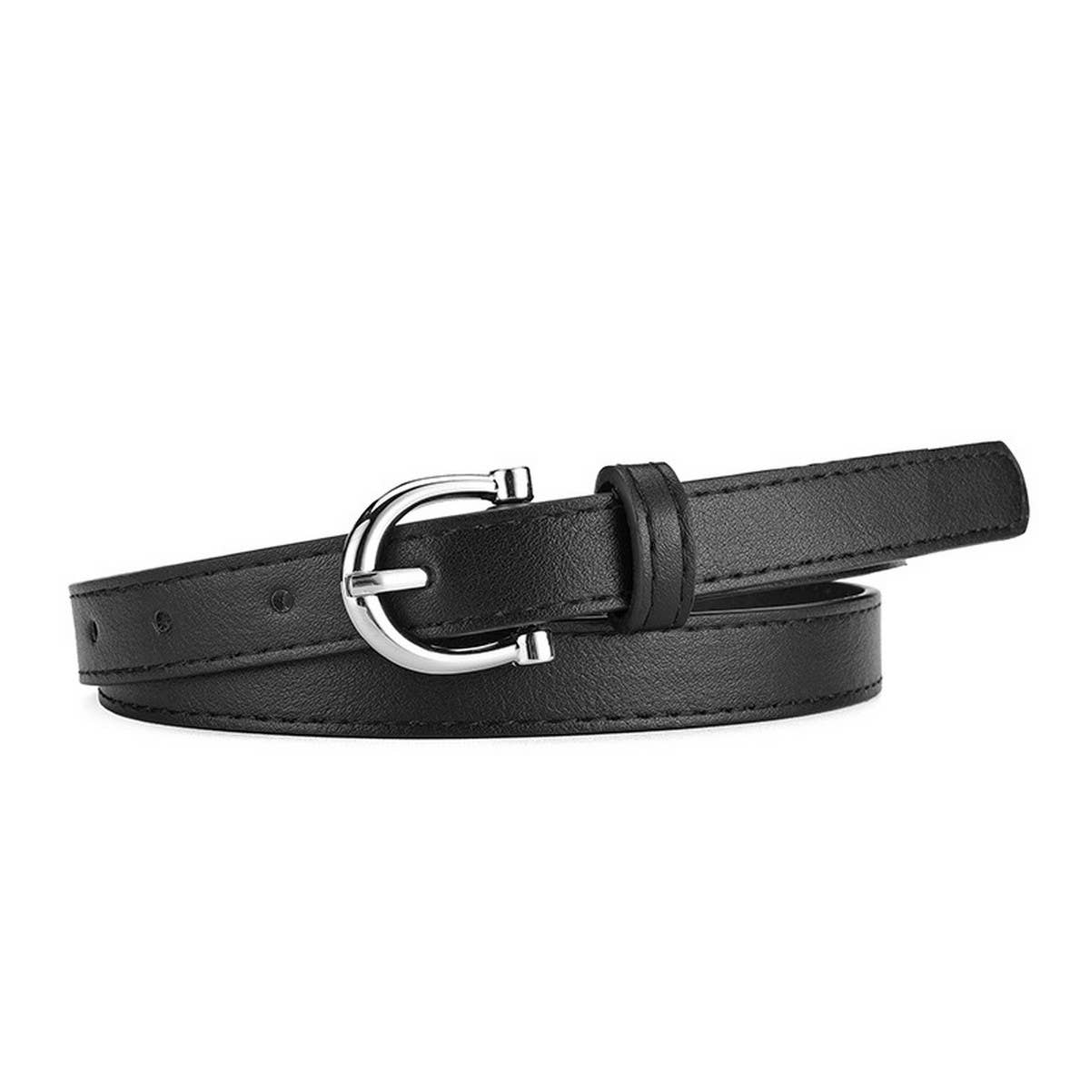 CWABE01253_THIN LEATHER BELT FOR WOMEN JEANS DRESS OUTFIT