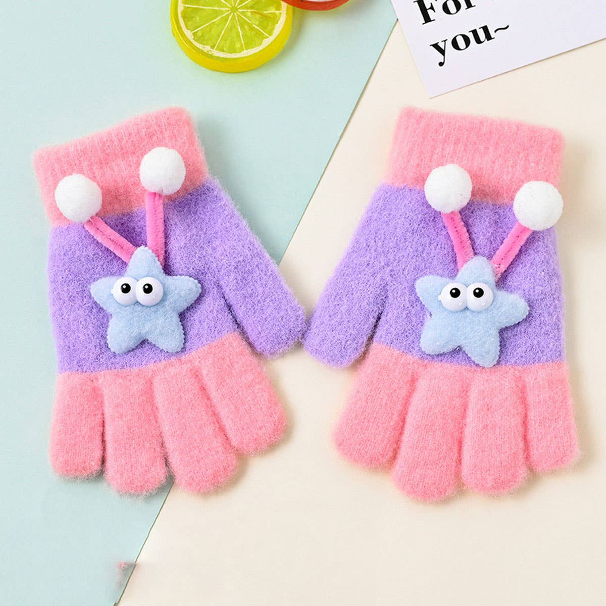 CWAG00589_KIDS WINTER WARM FINGERED GLOVES (AGES 3-6)