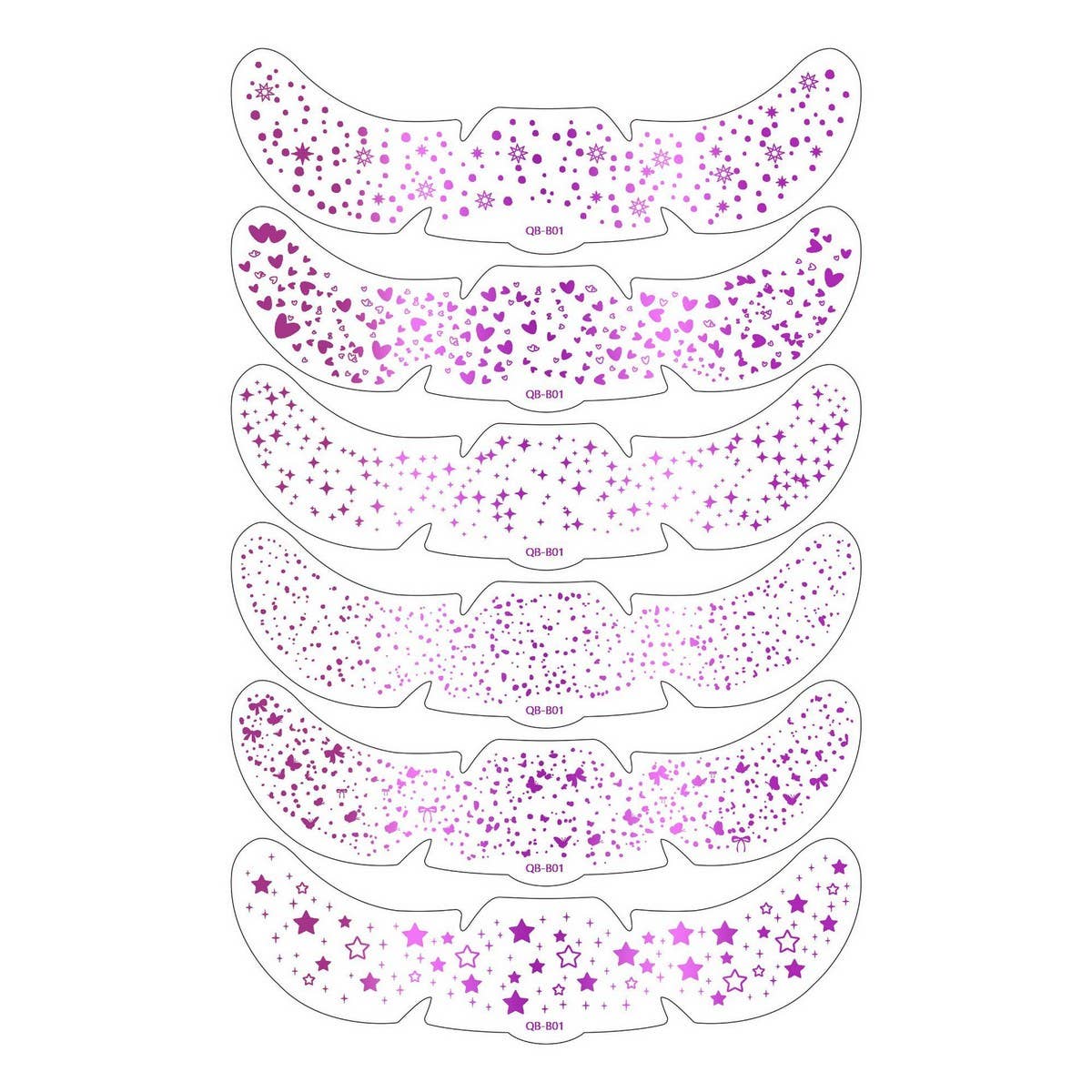 Metallic Freckle Tattoos ? Gold & Silver Party