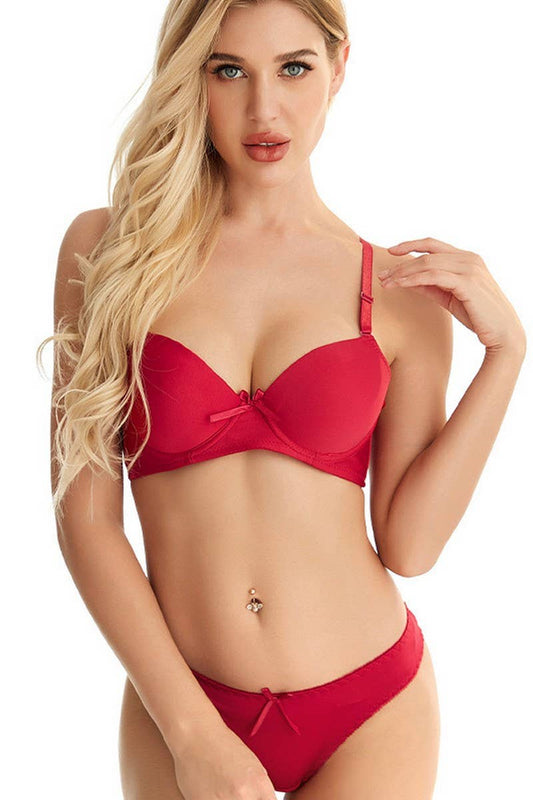 CWMU00286_SEXY REMOVABLE STRAP UNDERWIRE BRA SET