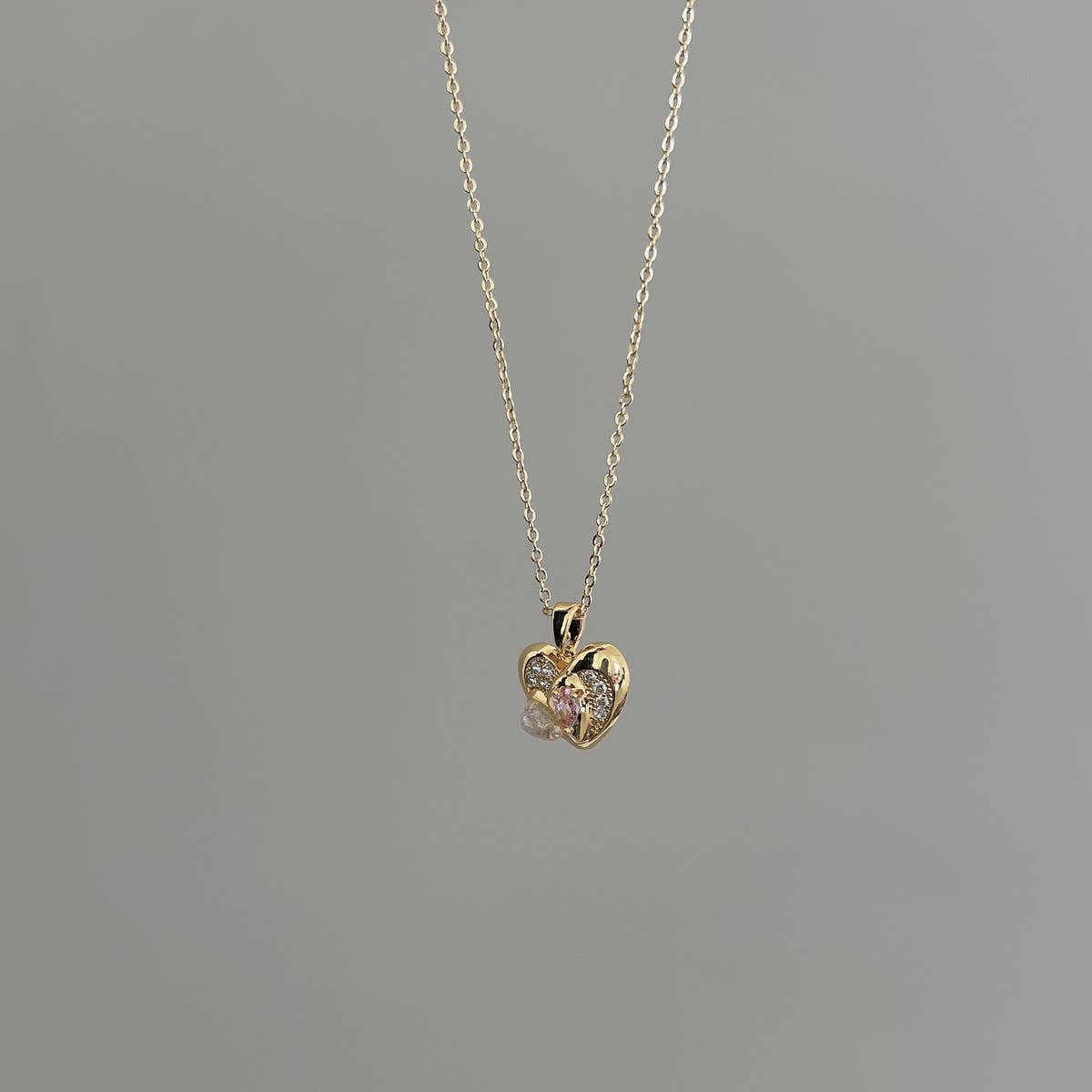 FASHIONABLE MERMAID DOUBLE LOVE NECKLACEP