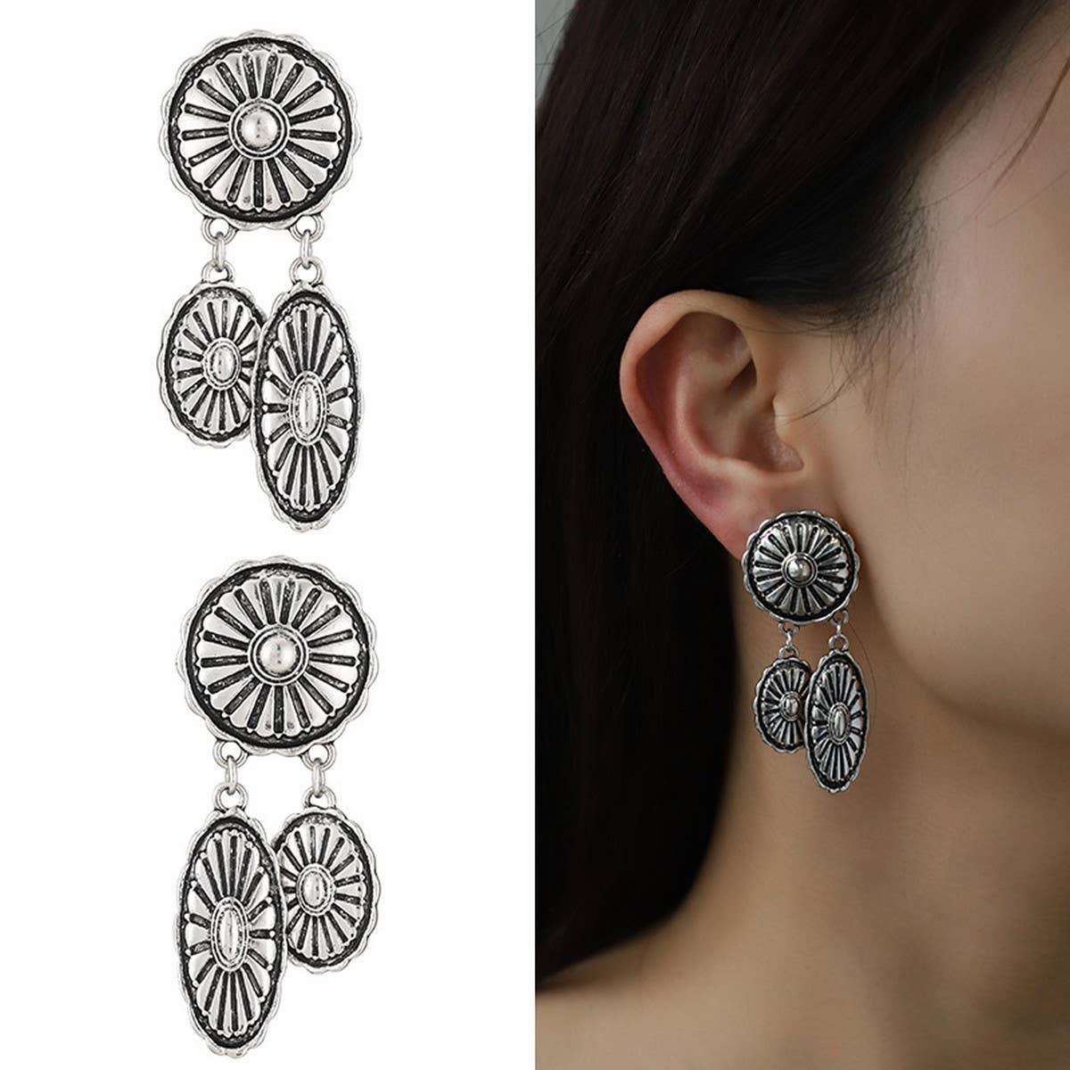 WOMEN'S HIGH-END FASHION EARRINGS AND NECKLACE SET