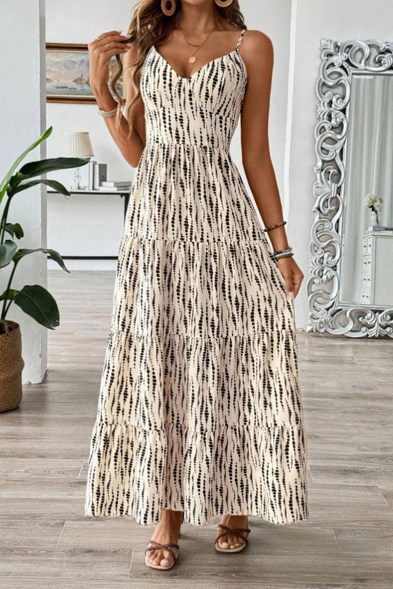 CWDMD5874_ASYMMETRICAL STRIPED CAMI MAXI DRESS