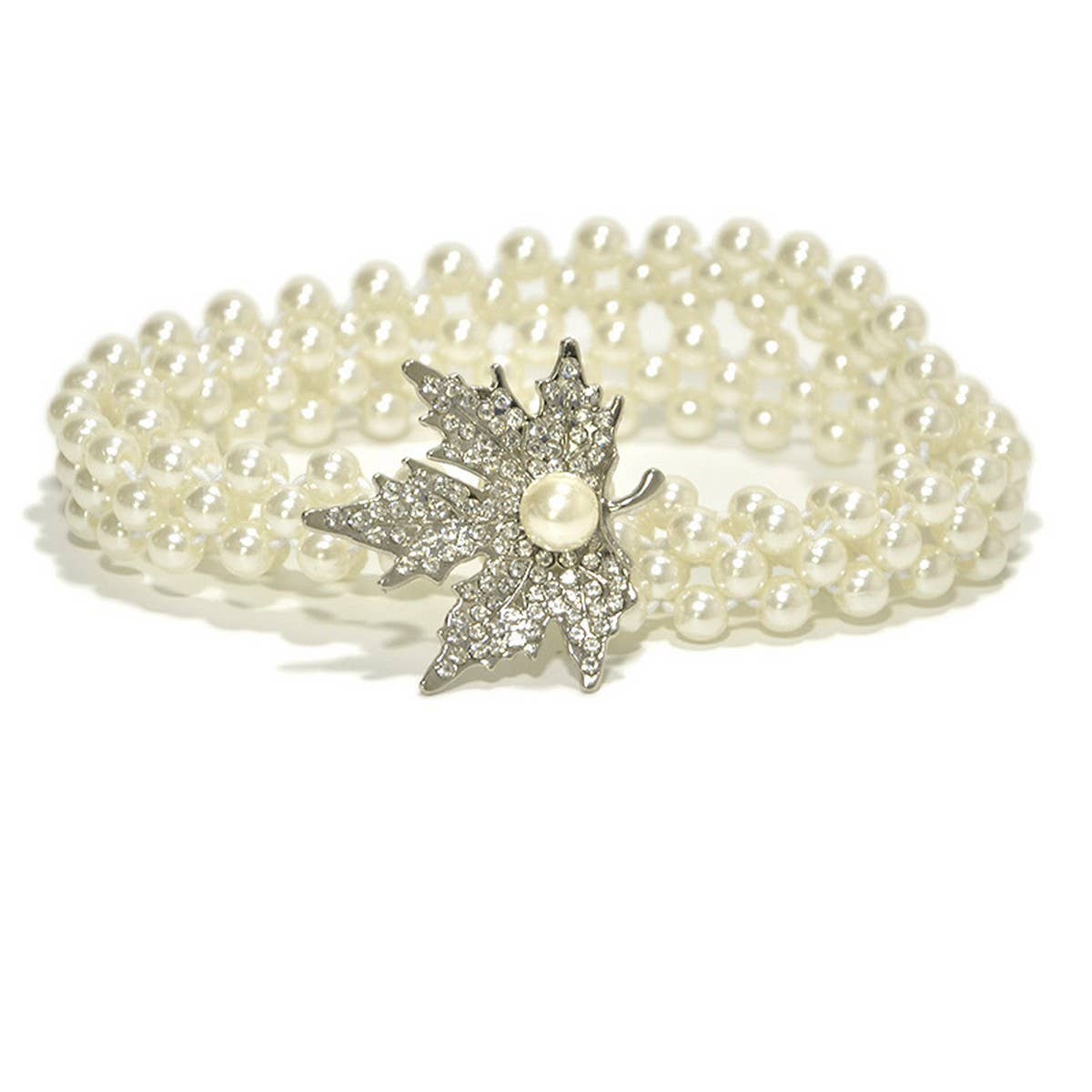 NEW WOMEN'S ELASTIC PEARL WAIST CHAIN_CWABE0514