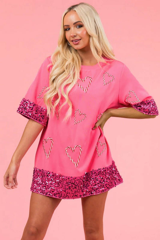 Cwtts1315_Round Neck Casual Short Sleeve Printed T-Shirt