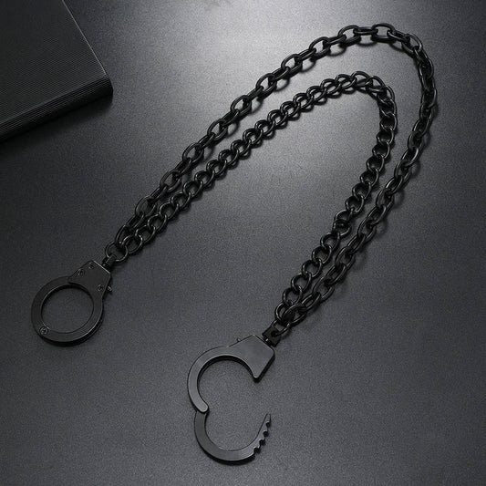 CREATIVE ALLOY HANDCUFFS CHAIN HIP-HOP PANTS CHAIN