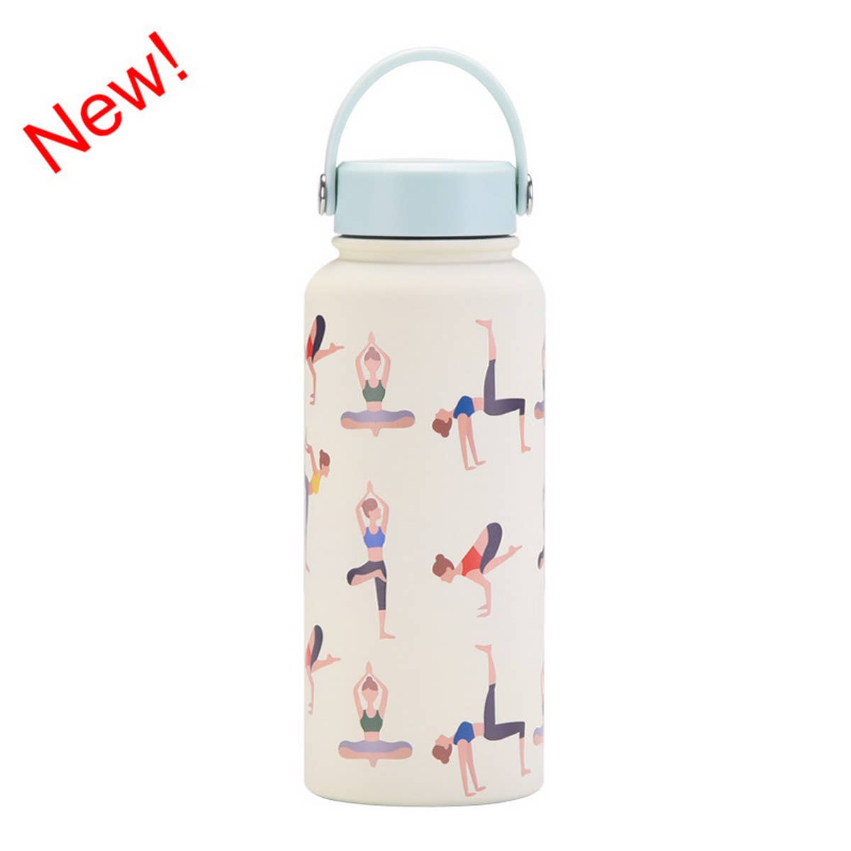 2024 NEW YOGA THEME INSULATED WATER CUP_CWMM0984