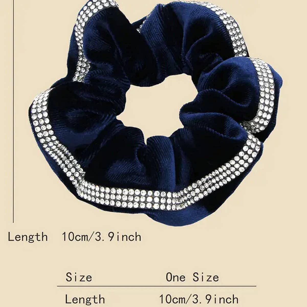 SOLID COLOR  VELVET SCRUNCHIE_CWAHA0173
