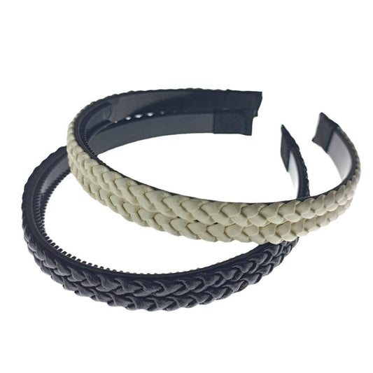Classic French PUTriple Weave Double Comb Headband