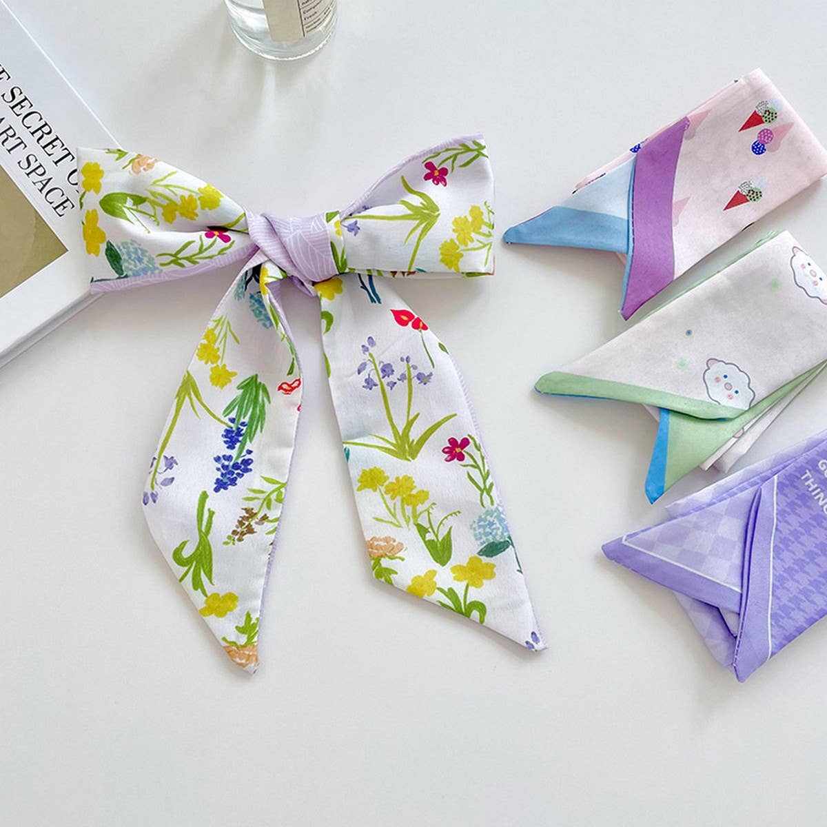 NARROW AND LONG BAG DECORATIVE RIBBONS