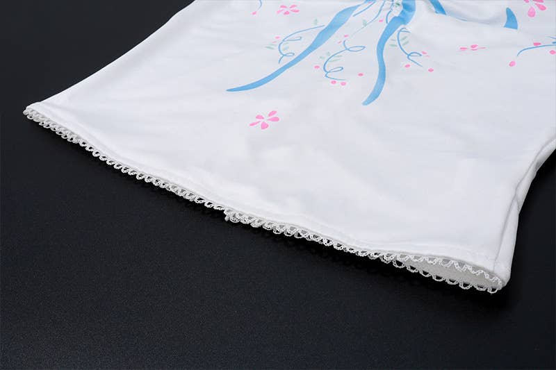 V-neck Low Cut Backless Cropped Halter Top