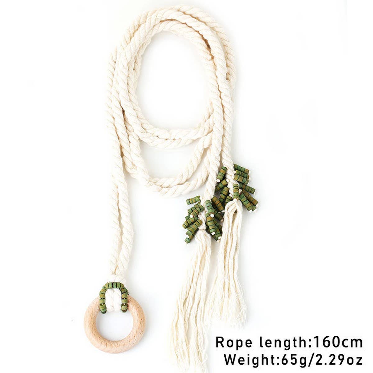 Handmade Braided Double Layer Waist Belt£ßCWMM6414