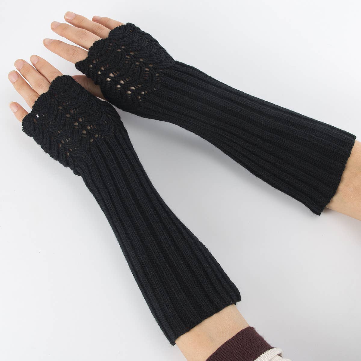 2024 NEW KNITTED FINGERLESS GLOVES SLEEVES_CWAG0100