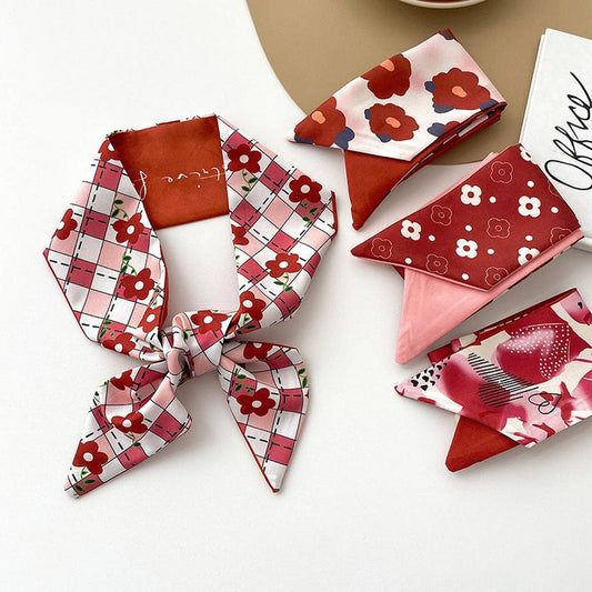 WOMEN'S LONG SILK SCARF FASHION HEADBAND