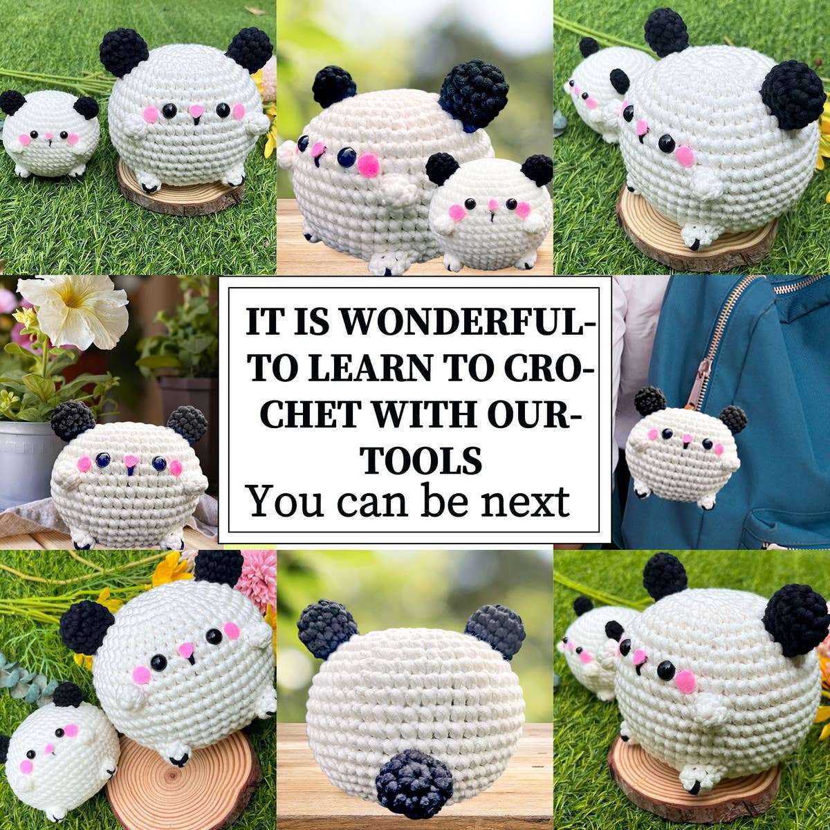 CUTE PUPPY DOLL CROCHET MATERIAL KIT