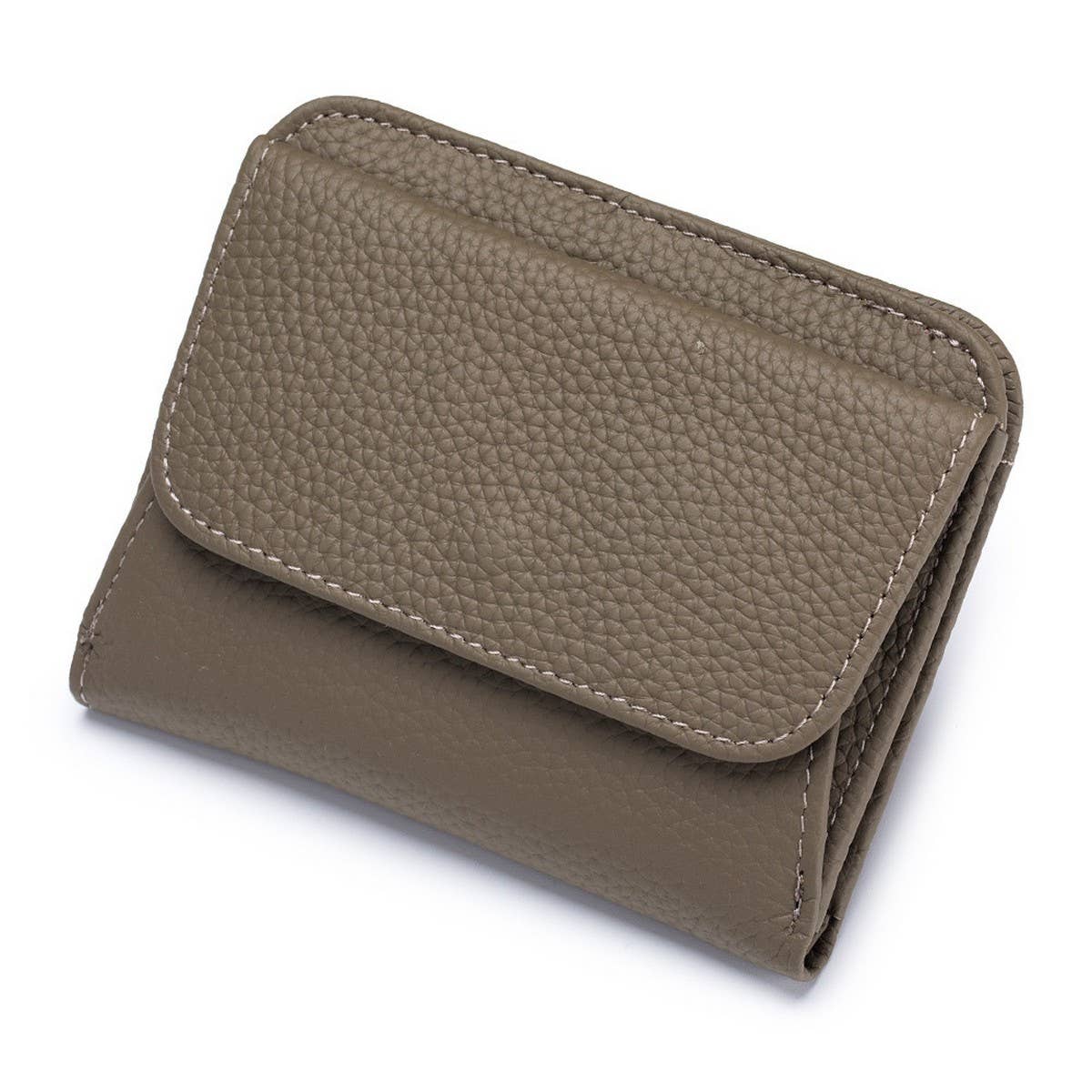 Trendy Soft Leather Short Wallet for Women_CUAB00365