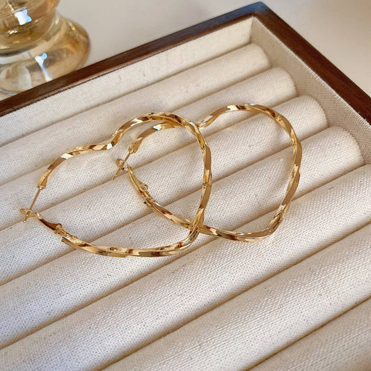 EUROPEAN AND AMERICAN METAL EXAGGERATED EARRINGS_CWAJE2343