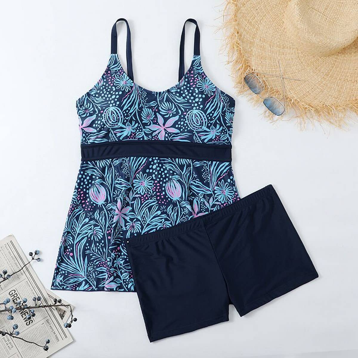 PLUS SIZE BOXER BIKINI_CWMW0233