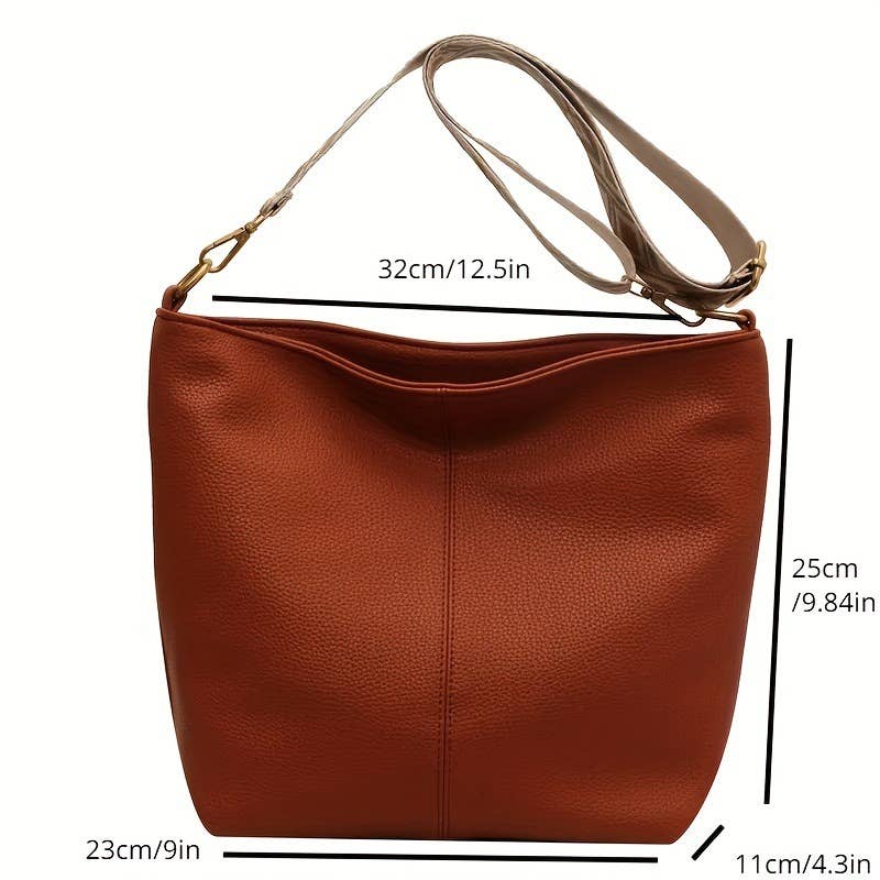 Simple versatile single-shoulder crossbody bag