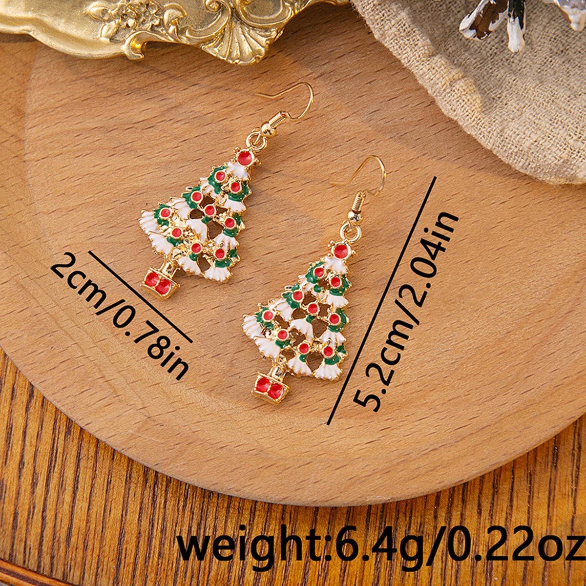 CHRISTMAS ELEMENT VERSATILE EARRINGS