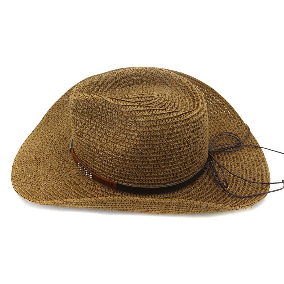 SEASIDE BEACH SUN PROTECTION DENIM STRAW HAT_CWAH1256