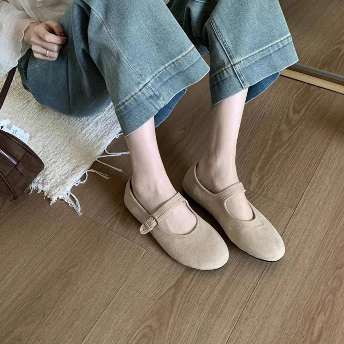 Vintage Flat Mary Jane Soft Sole Shoes