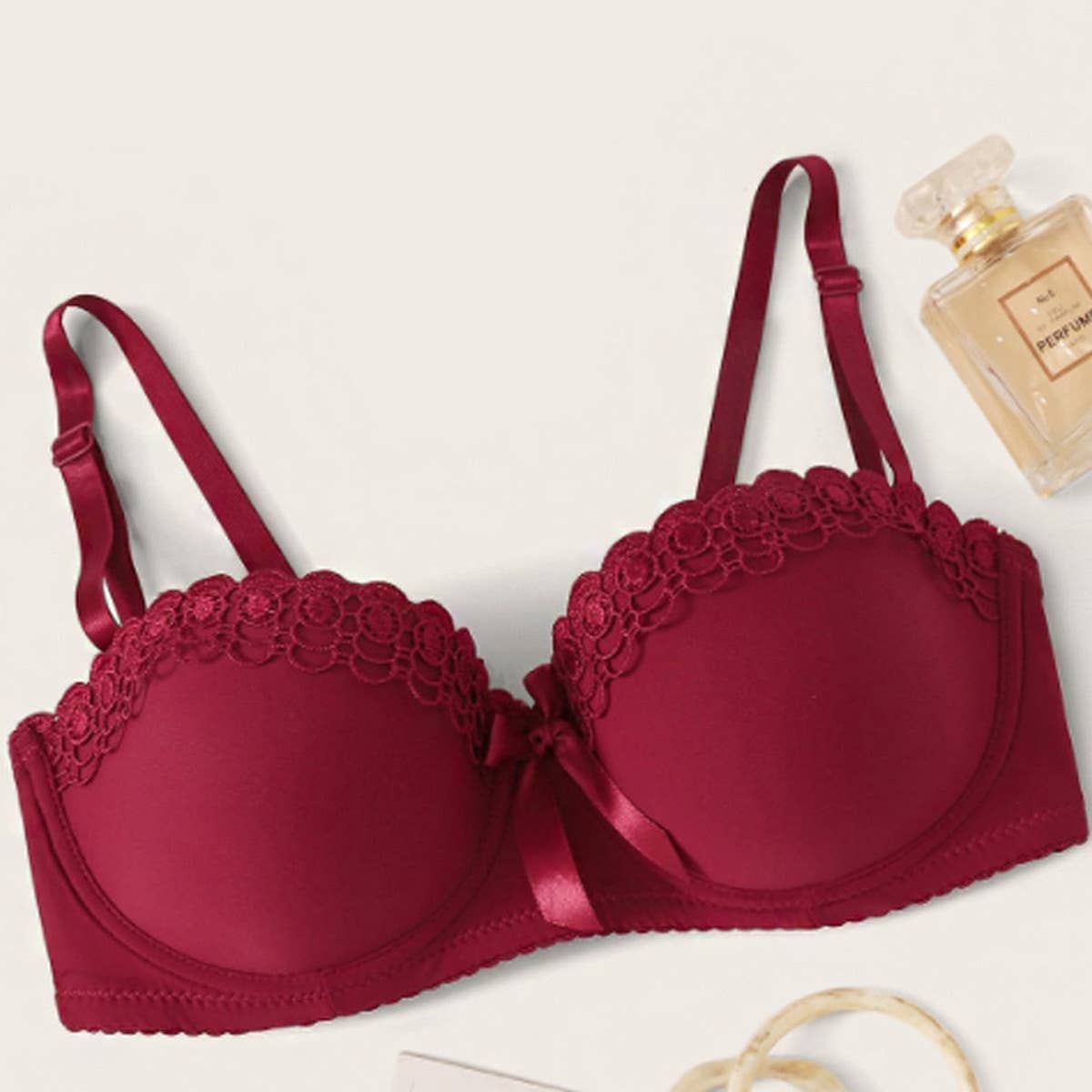 WOMEN FASHION EMBROIDERED BRA BRA