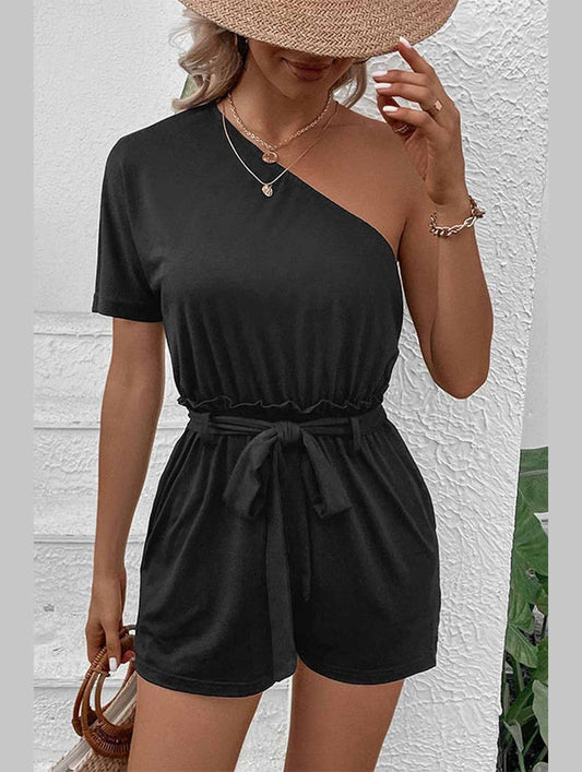 CASUAL ONE SHOULDER SOLID COLOR JUMPSUIT_CWSJS0449