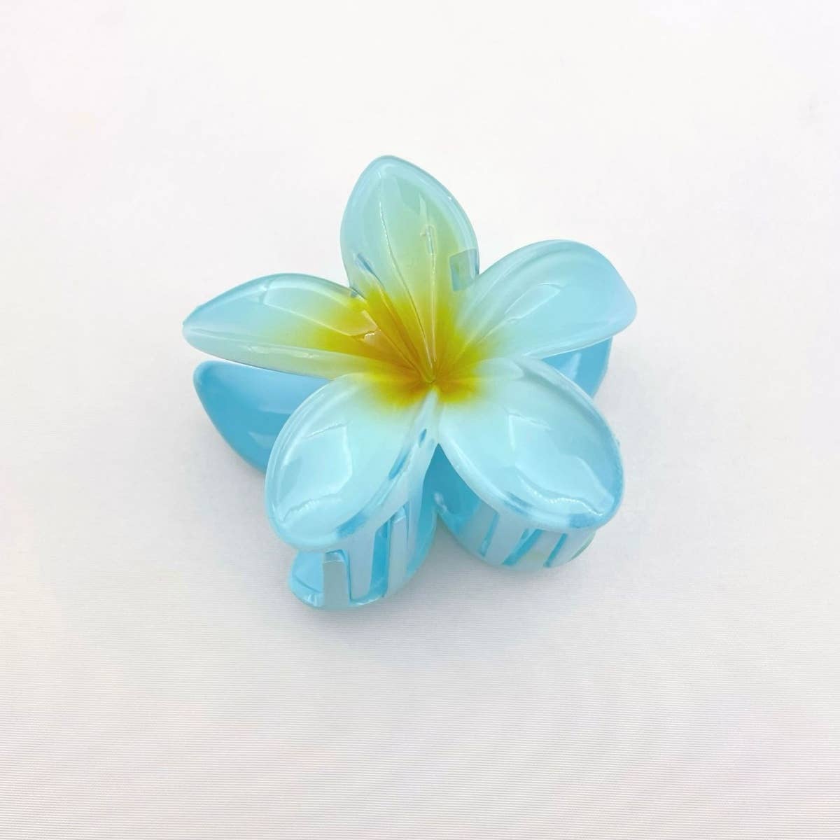 CWASC1691_FASHION CLAW COLOR FLOWER HAIR CLIP SHARK CLIP