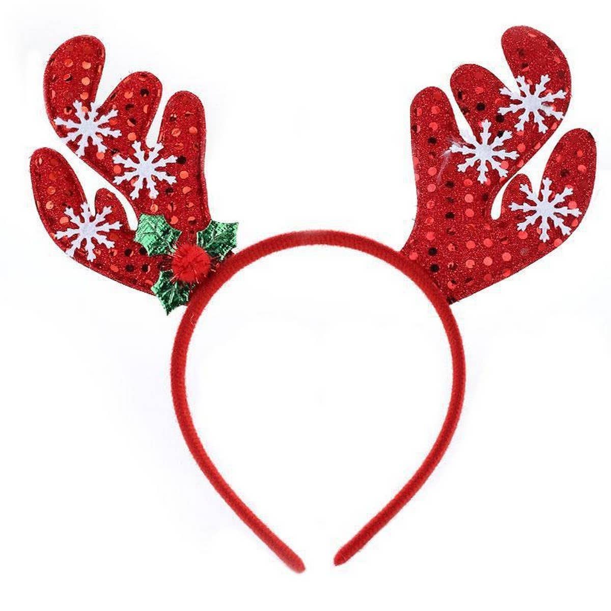Fluffy Reindeer Headband for Christmas Cosplay