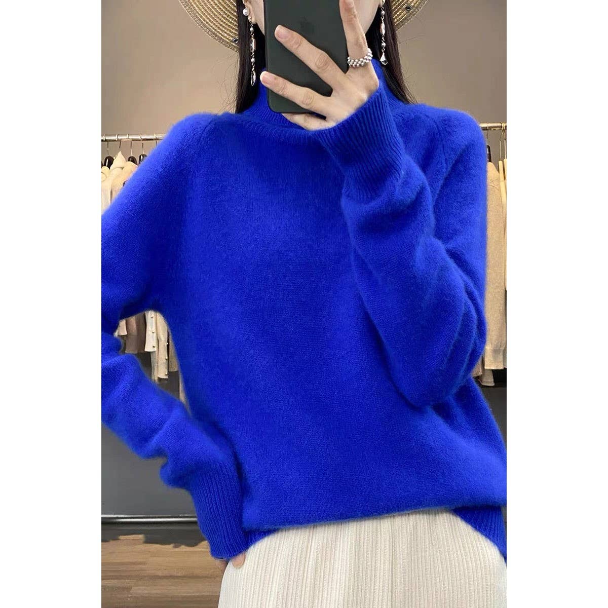 Women's Thick Knit Turtleneck Sweater