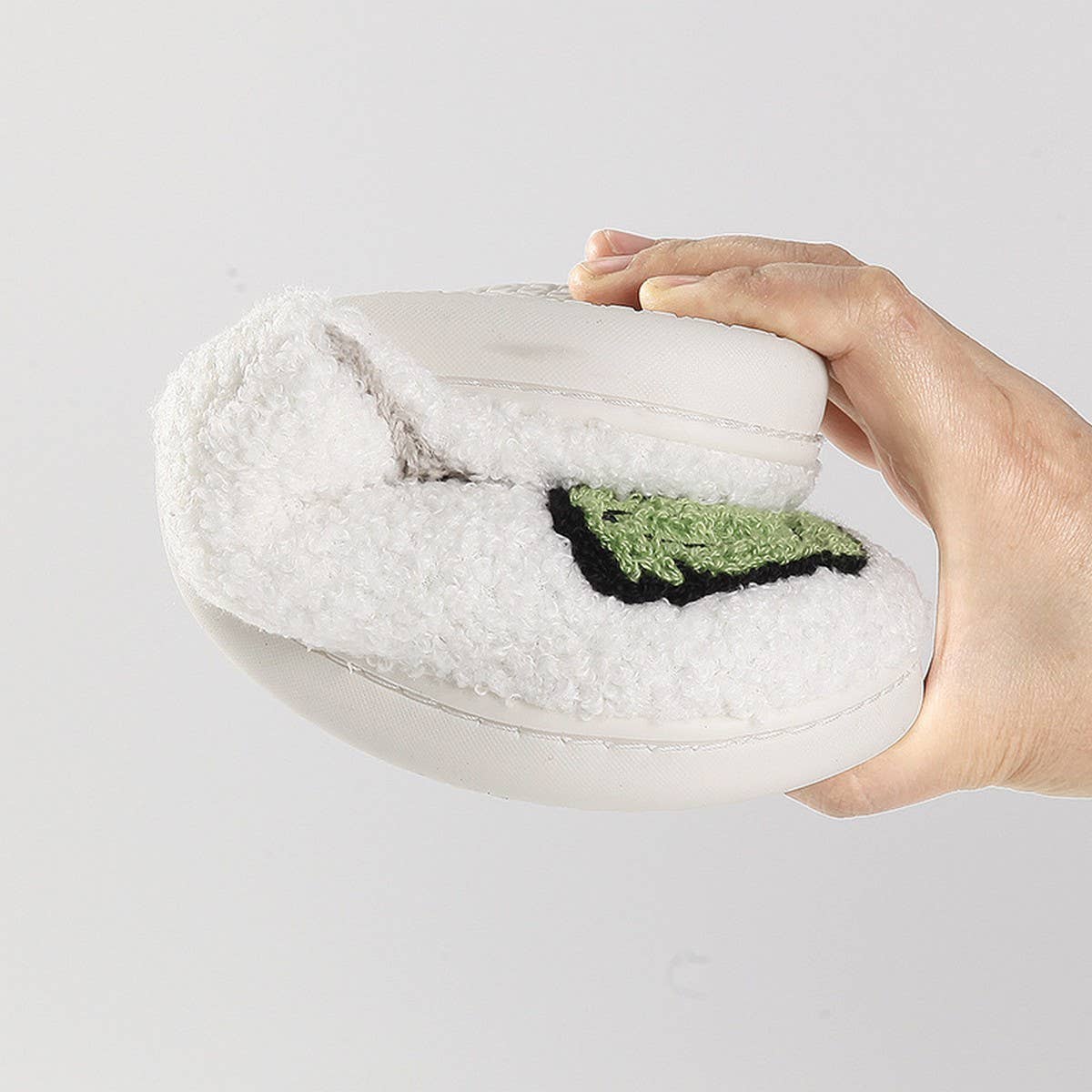 CHRISTMAS GRINCH PATTERN WINTER COTTON SLIPPERS