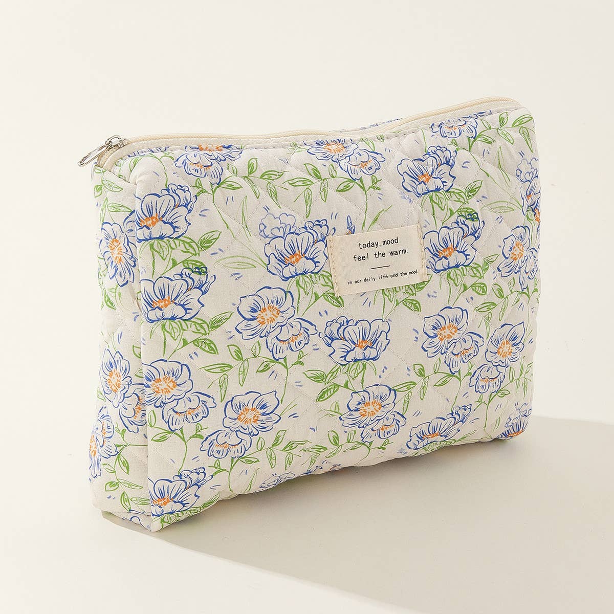 CASUAL STRIPED MEDIUM PORTABLE COSMETIC BAG_CWAB1037