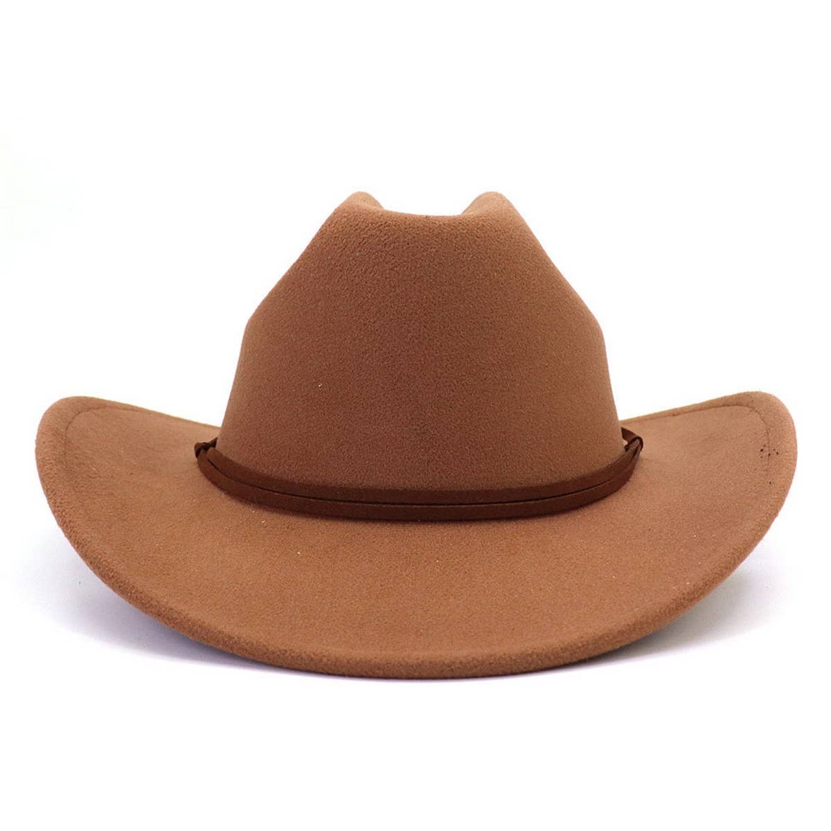 Ethnic Style Felt Western Cowboy Hat for Couples_CWAH2112