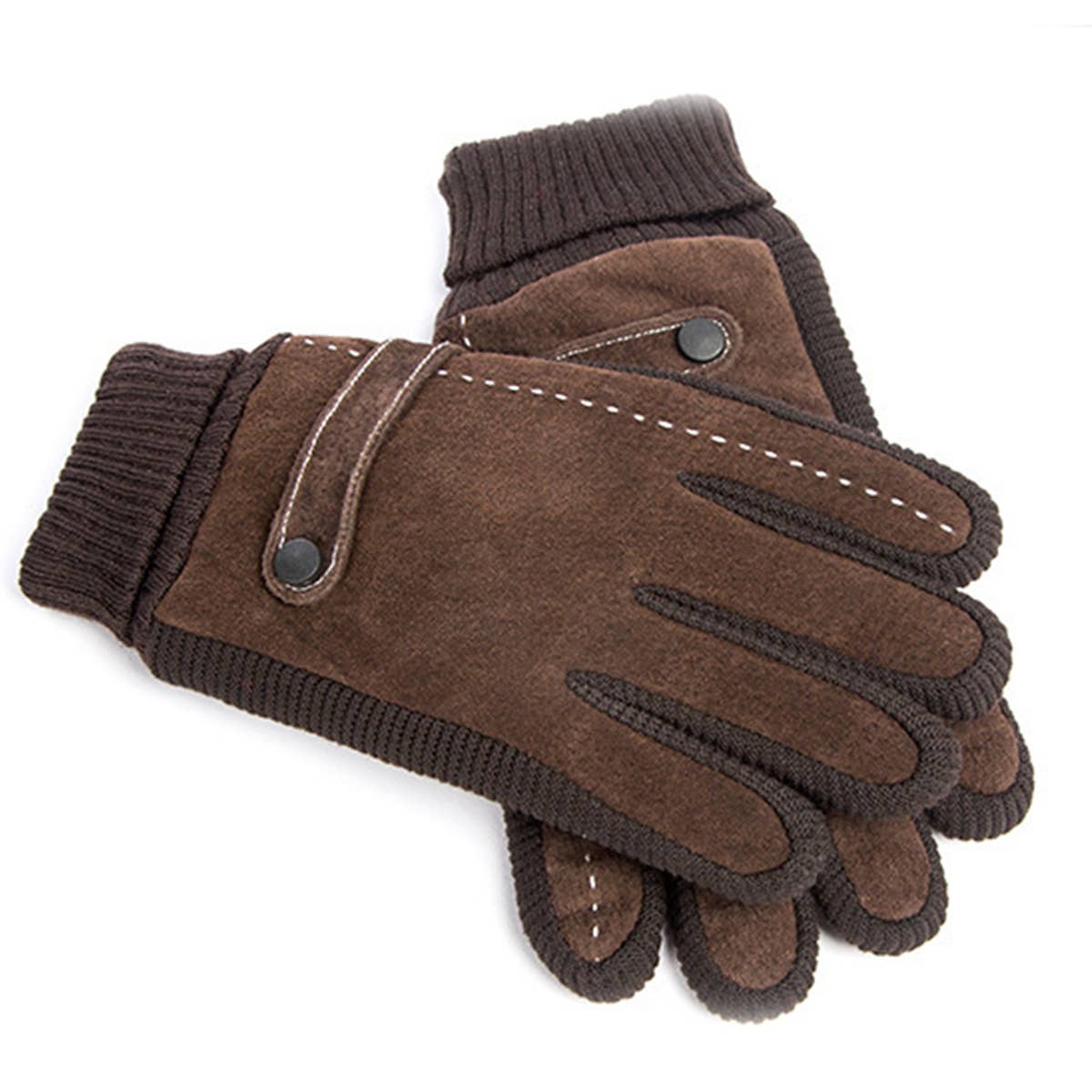 WINTER THICKENED WARM PIGSKIN GLOVES_CWAG0047