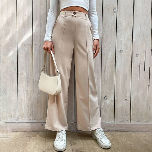 CASUAL PANTS SPLICED WITH COMMUTER STYLE PANTS