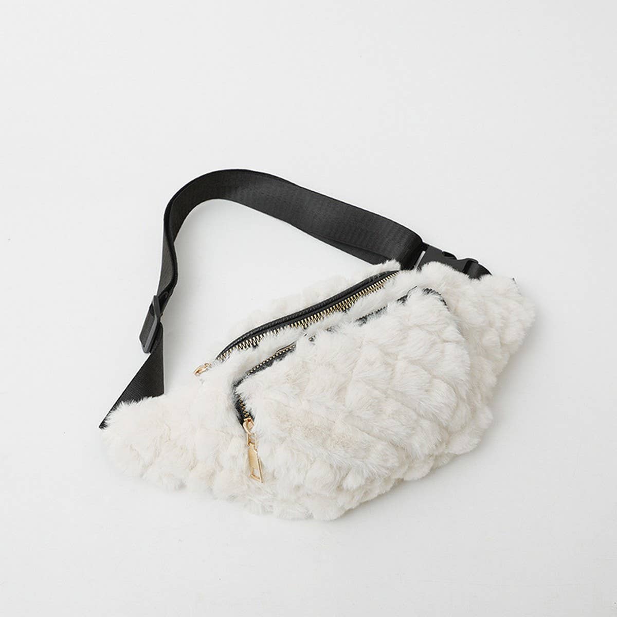 Plush Chest Bag Women Small Shoulder Crossbody_CUAB00604