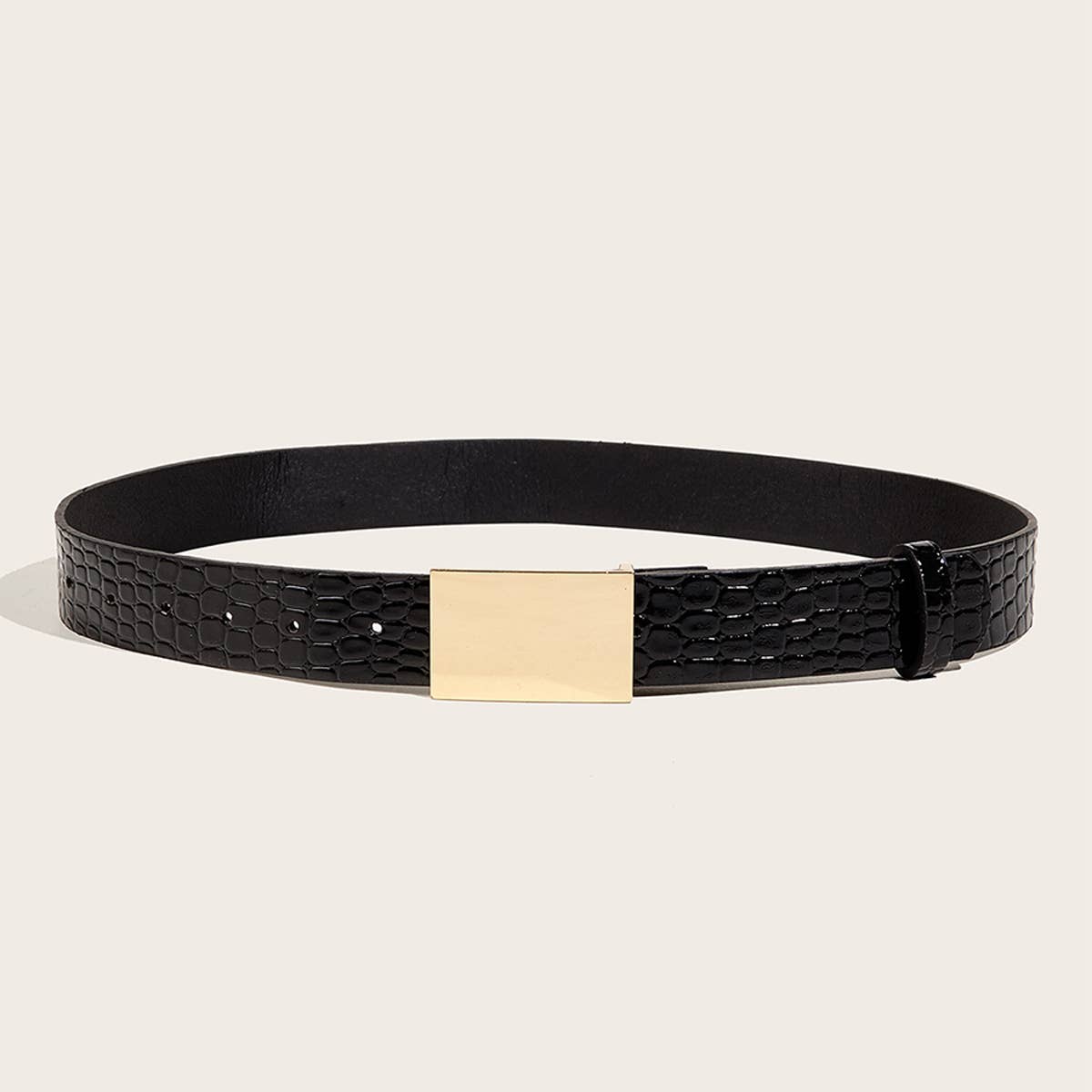 VERSATILE SIMPLE SQUARE BUCKLE BELT_CWABE0450