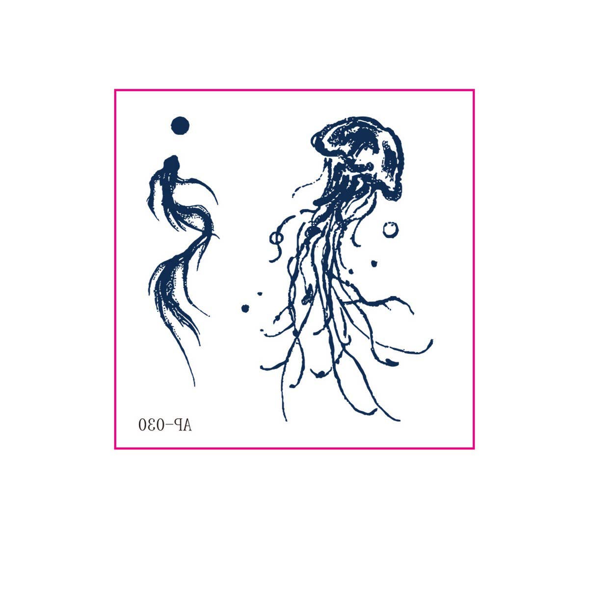 Premium Herbal Juice Tattoo Stickers Waterproof_CWMM8354