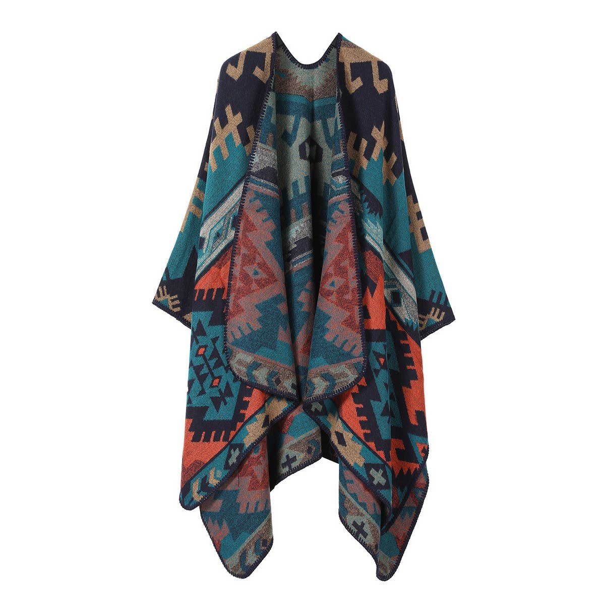 OUTER CAPE THICKENED CASHMERE CAPE WARM SCARF_CWASC2180