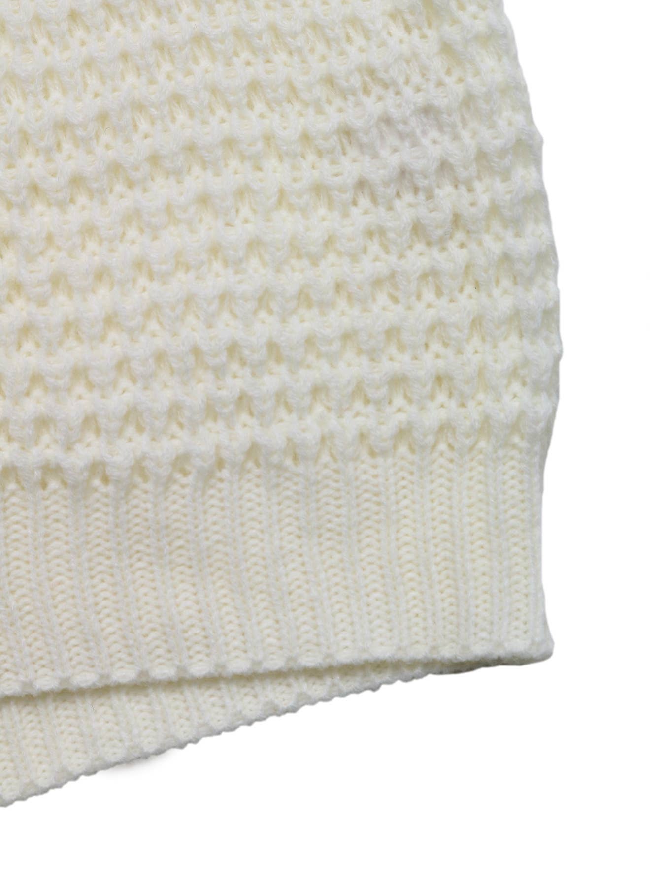 Versatile strawberry jacquard loose cardigan