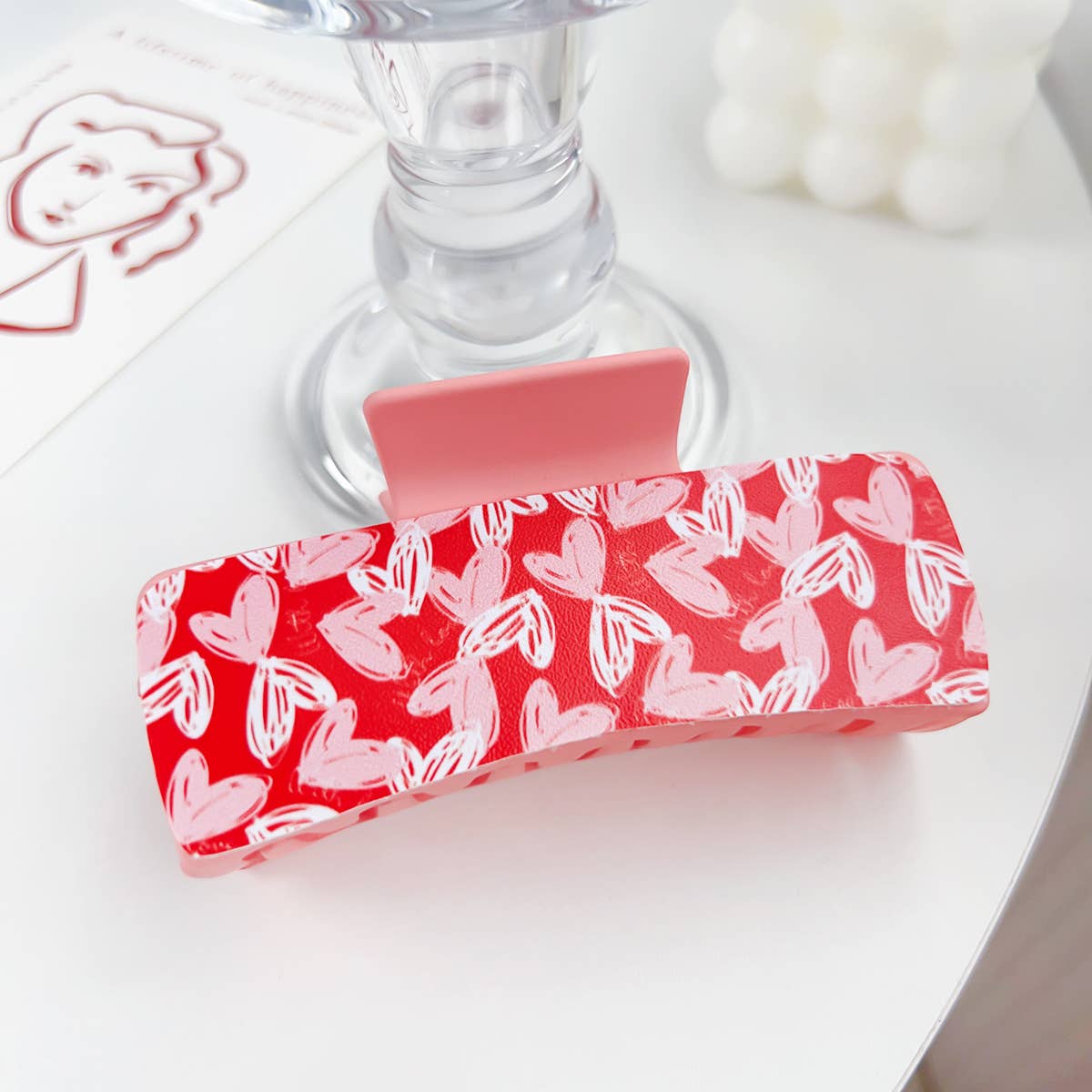 Romantic love plastic hairpins Valentine's Day