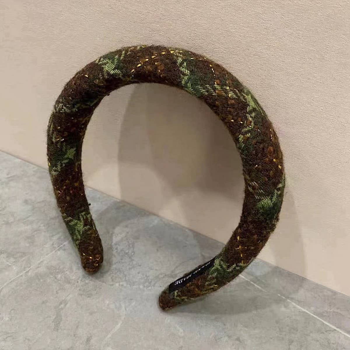 AUTUMN AND WINTER HIGH-END PLAID HEADBAND_CWAHA2865