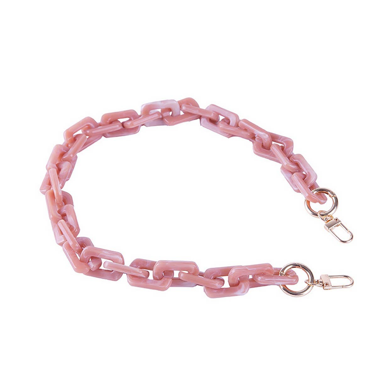 Acrylic Square Multi-Color Bag Chain,Bag Strap_CWMM5093