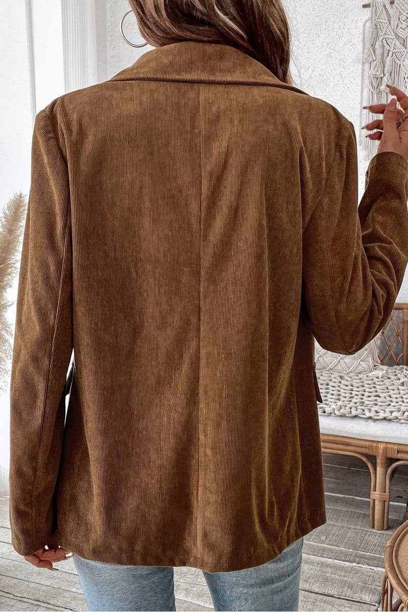 CWOCO00164_SOLID CORDUROY CASUAL BLAZER JACKET