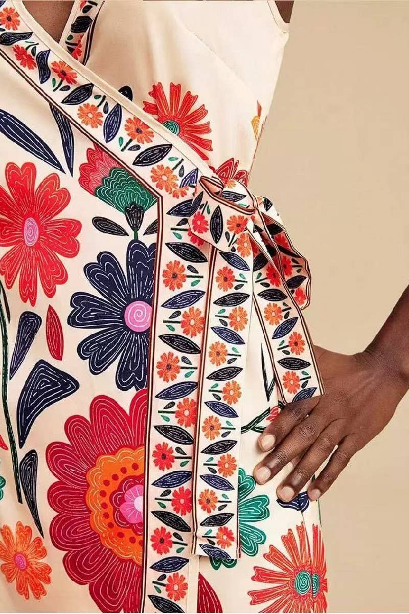 CWDMD00978_VACATION V-NECK PRINTED MIDI CAMI DRESS