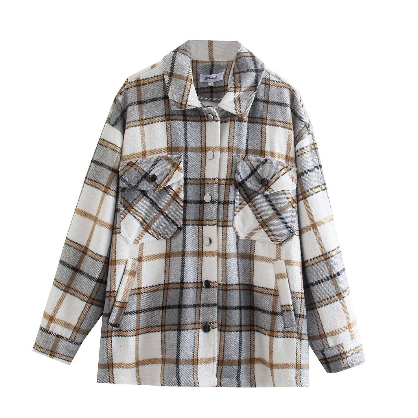 FASHION CASUAL MID-LENGTH SINGLE BREASTED COAT