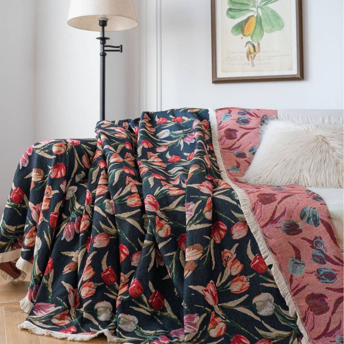 STYLISH AND VERSATILE COUNTRY STYLE SOFA THROW_CWMM1654