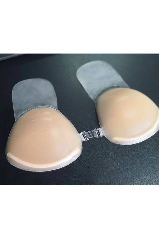 MIDDLE BUCKLE STRAPLESS WIRE NUBRA