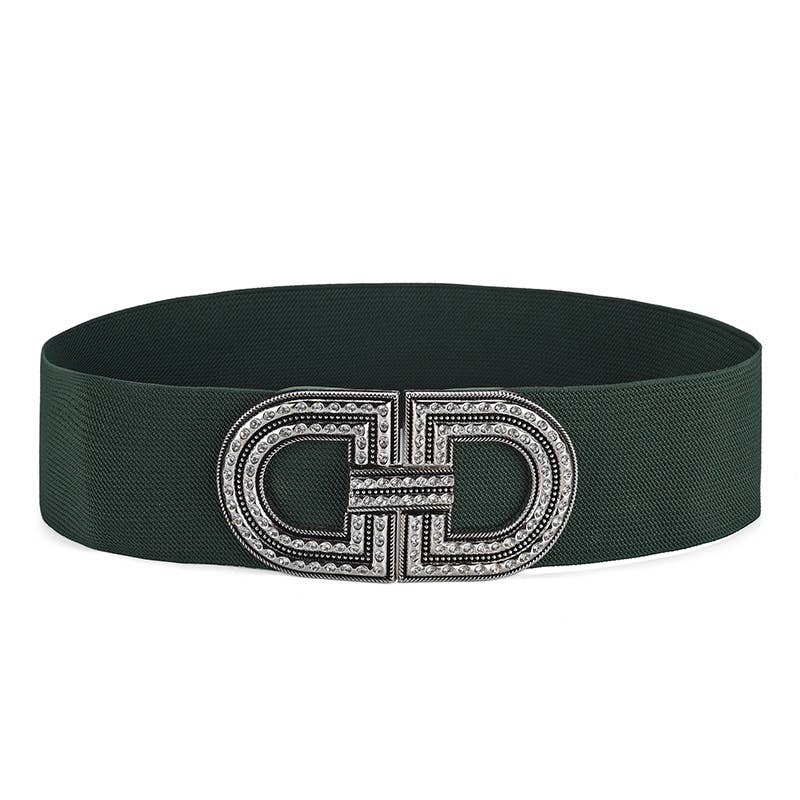 Coat belt encrusted with diamond waist wrap